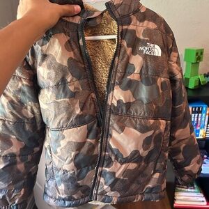The North Face Brown Camouflage Jacket